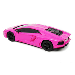 Lamborghini Aventador Radio Controlled Car 1:24 Scale Pink  - Official Merchandise Gifts