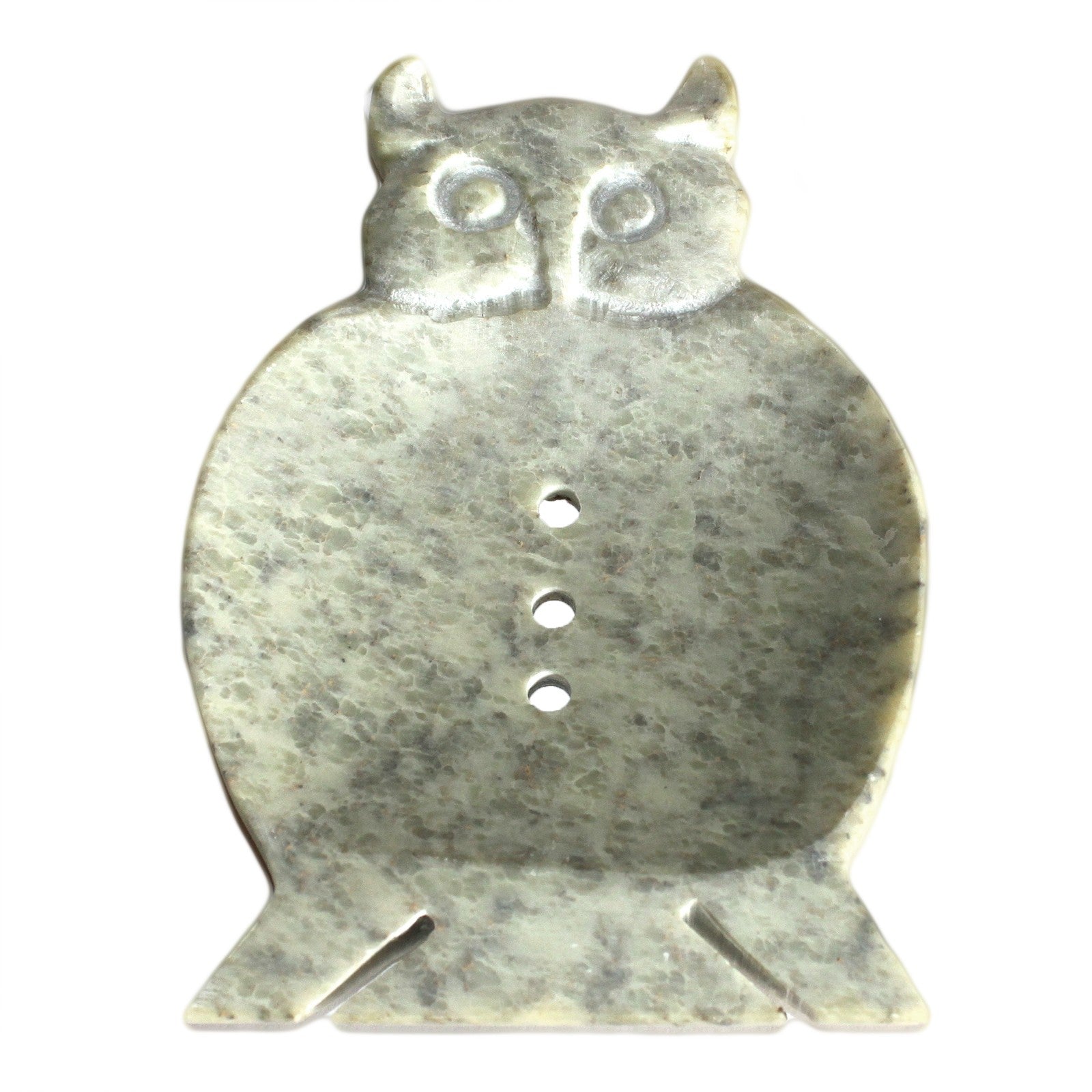 Large Soapstone Dish - Owl