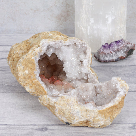 Large White Quartz Geode