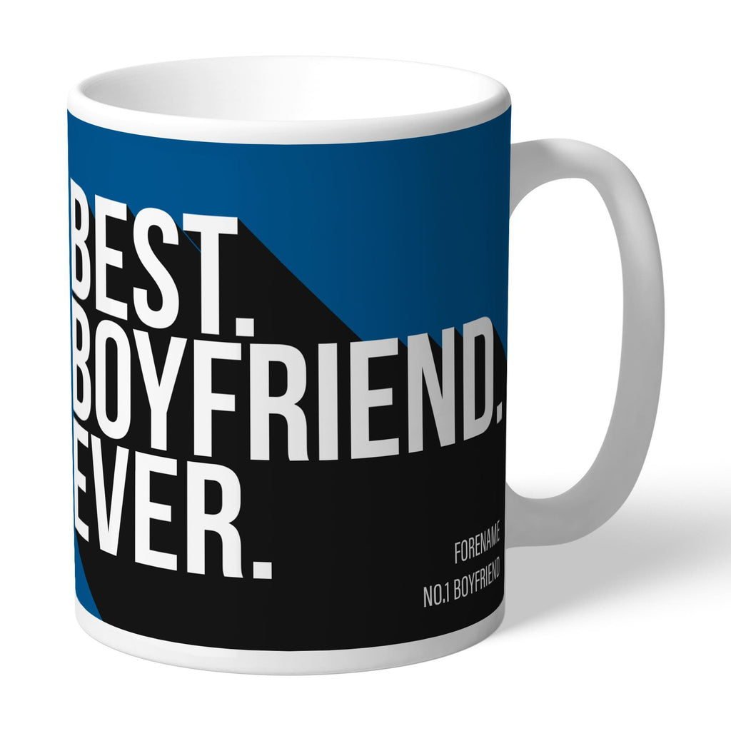 Personalised Leeds United Best Boyfriend Ever Mug