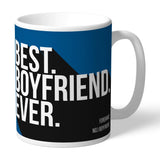 Personalised Leeds United Best Boyfriend Ever Mug