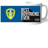 Personalised Leeds United Best Boyfriend Ever Mug