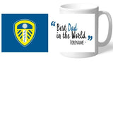 Personalised Leeds United Best Dad In The World Mug