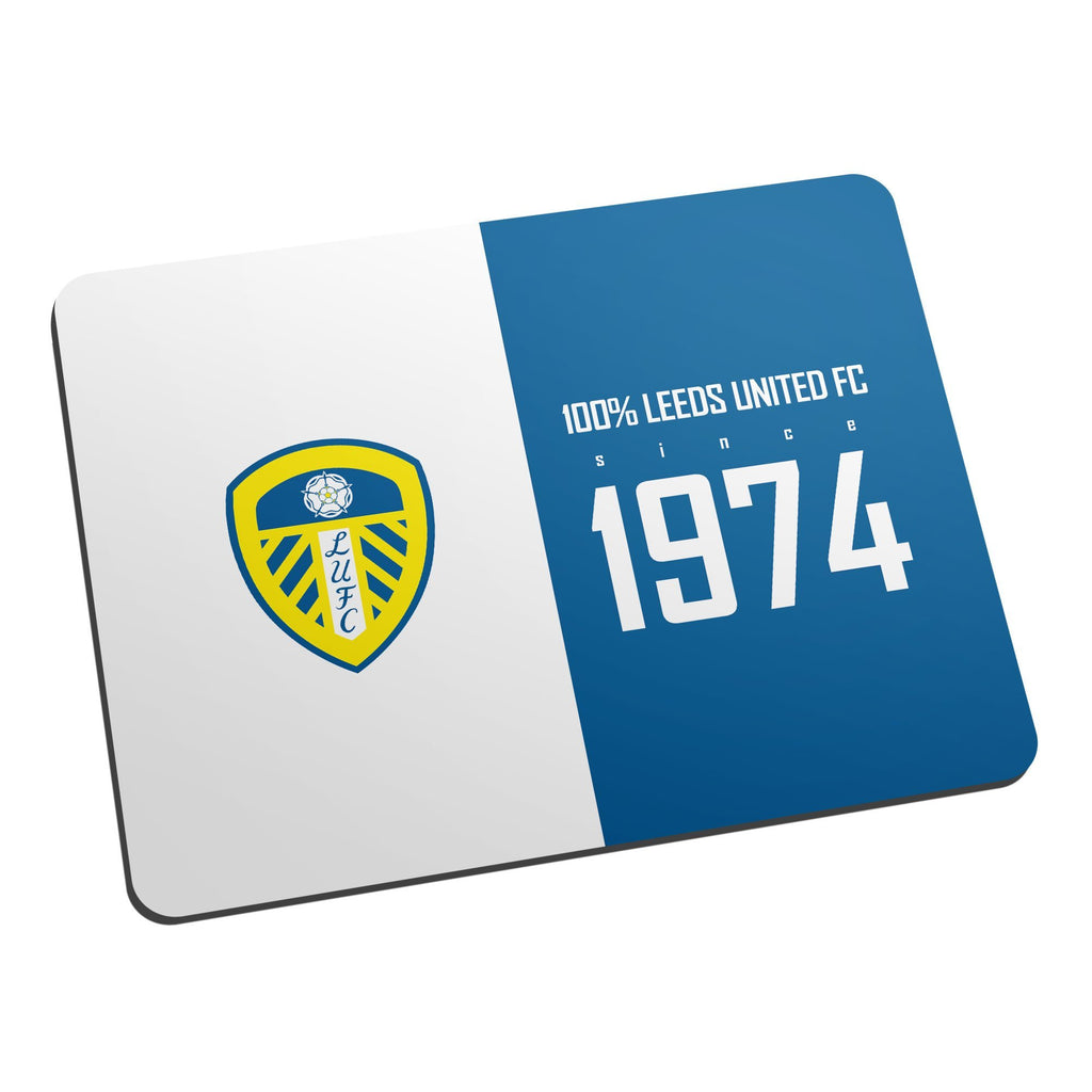 Personalised Leeds United FC 100 Percent Mouse Mat