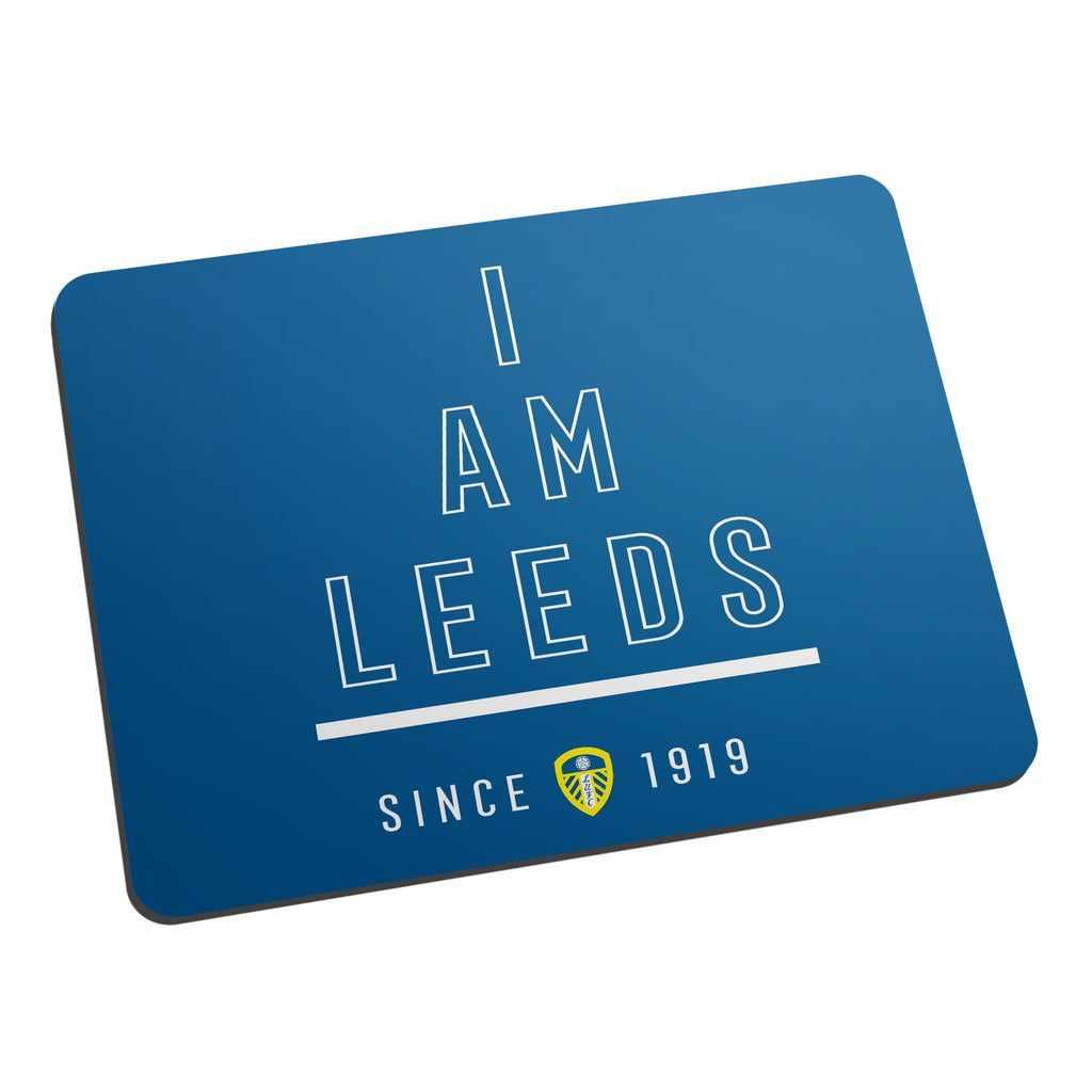 Personalised Leeds United FC I Am Mouse Mat