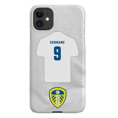 Leeds United FC Personalised iPhone 11 Snap Case