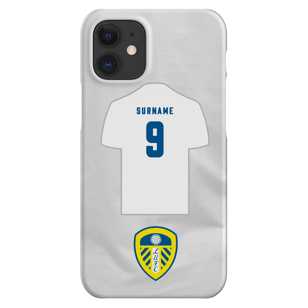 Leeds United FC Personalised iPhone 12 Mini Snap Case