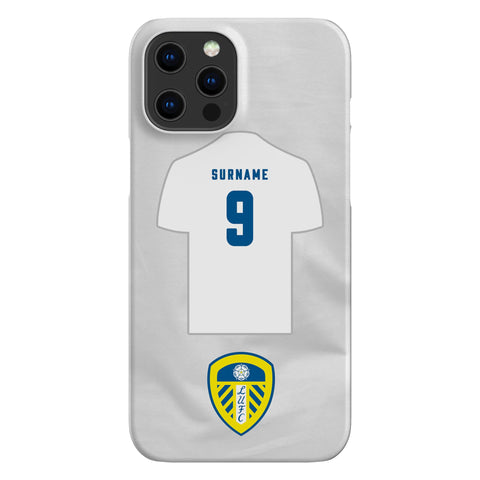 Leeds United FC Personalised iPhone 13 Pro Max Snap Case