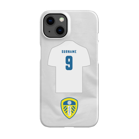 Leeds United FC Personalised iPhone 13 Snap Case