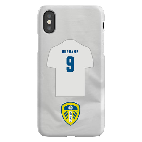Leeds United FC Personalised iPhone X Snap Case