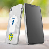 Leeds United FC Personalised iPhone XR Snap Case