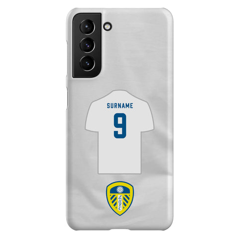 Leeds United FC Personalised Samsung Galaxy S21 Snap Case