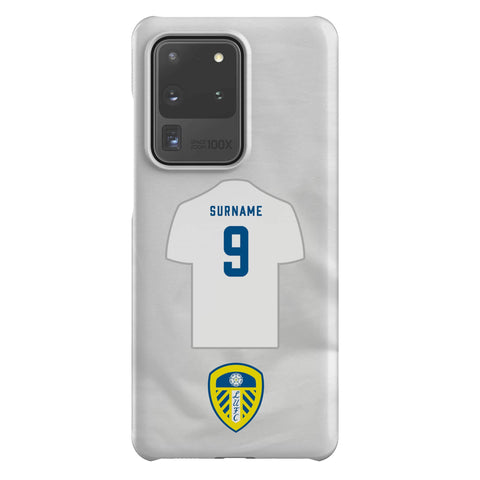 Leeds United FC Personalised Samsung Galaxy S21 Ultra Snap Case