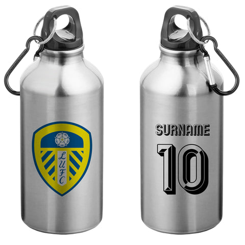 Leeds United FC Personalised Water Bottle For Drinks