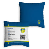 Leeds United Personalised Cushion - Fans Ticket (18 inches)