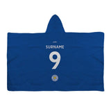 Leicester City Back of Shirt Adult Hooded Fleece Blanket