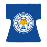 Leicester City Back of Shirt Shirt-Shaped Cushion