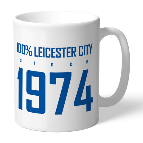Personalised Leicester City FC 100 Percent Mug