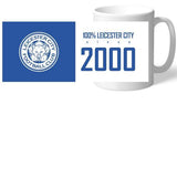 Personalised Leicester City FC 100 Percent Mug