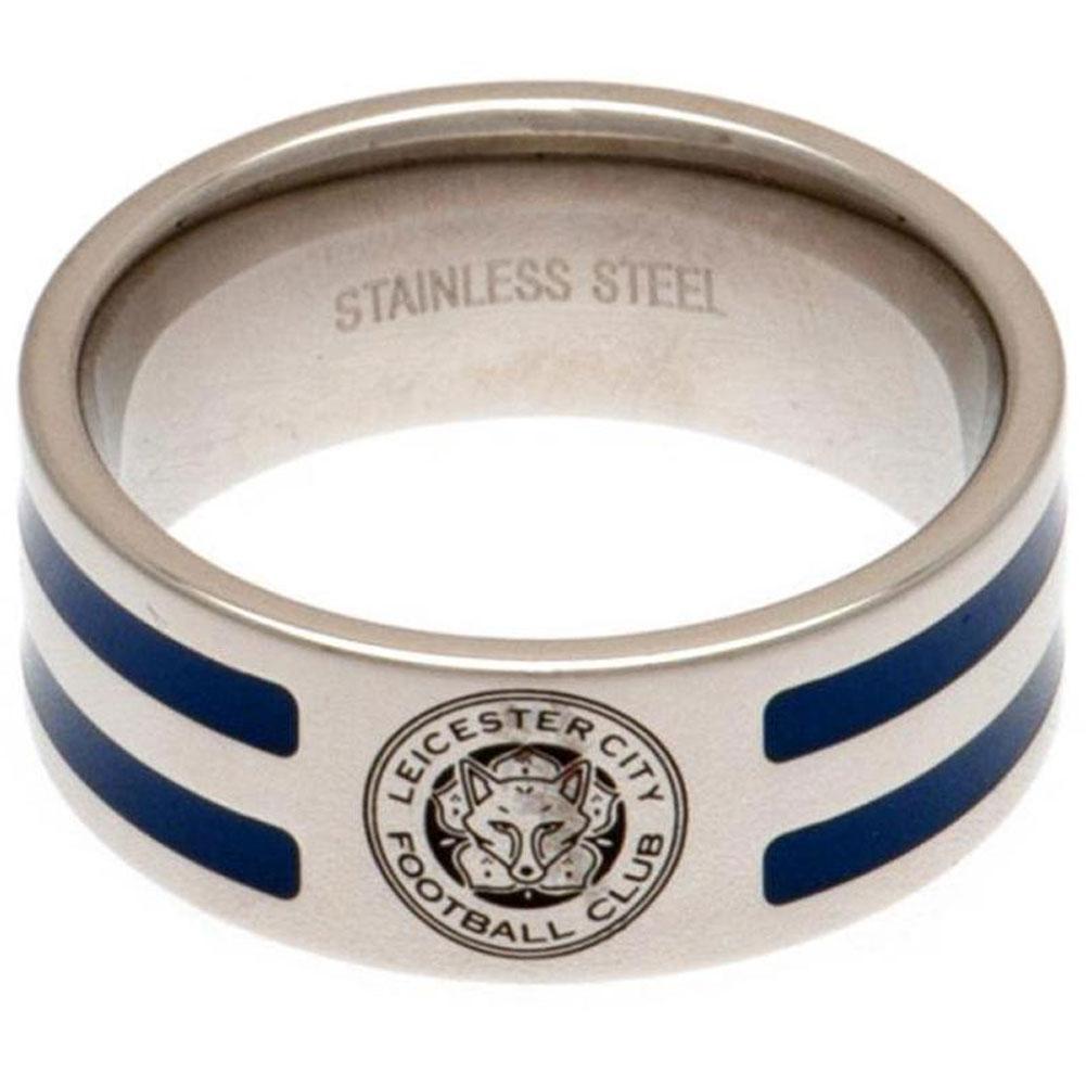 Leicester City FC Colour Stripe Ring Large  - Official Merchandise Gifts