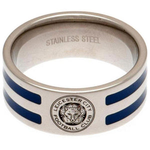 Leicester City FC Colour Stripe Ring Medium  - Official Merchandise Gifts