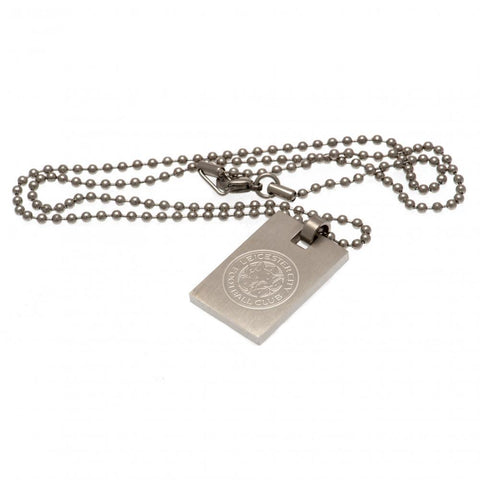 Leicester City FC Dog Tag & Chain  - Official Merchandise Gifts