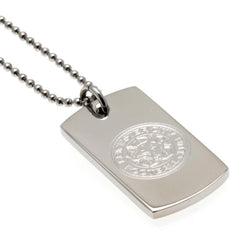 Leicester City FC Engraved Dog Tag & Chain  - Official Merchandise Gifts