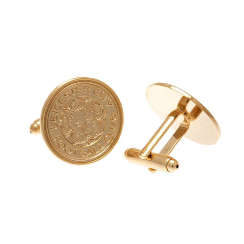 Leicester City FC Gold Plated Cufflinks  - Official Merchandise Gifts