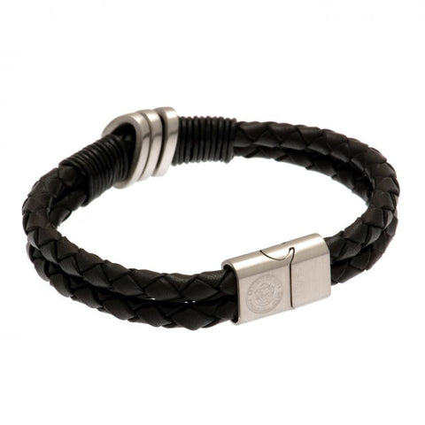 Leicester City FC Leather Bracelet  - Official Merchandise Gifts