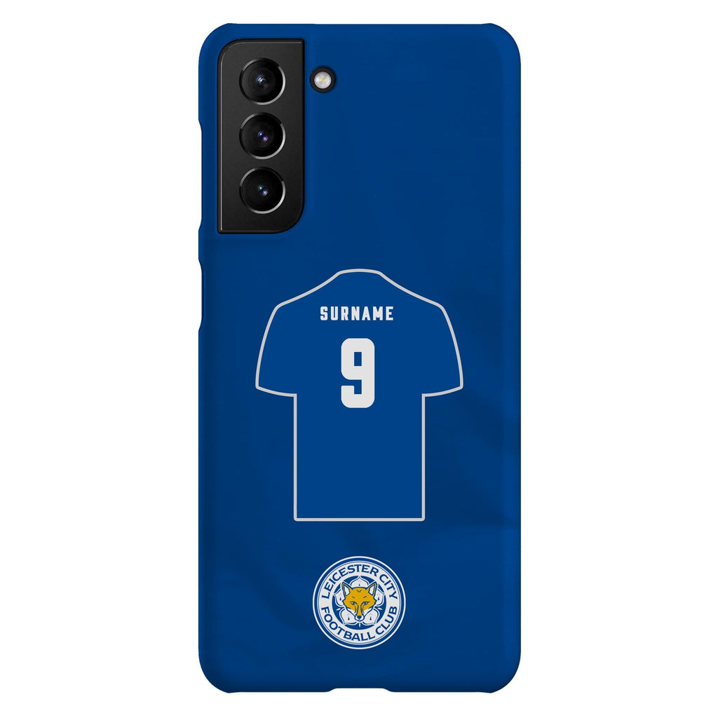 Leicester City FC Personalised Samsung Galaxy S21 Snap Case