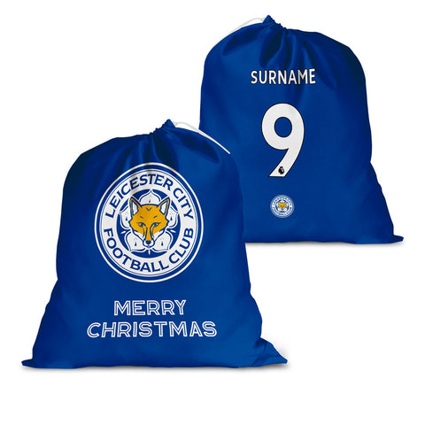 Leicester City FC Personalised Santa Sack