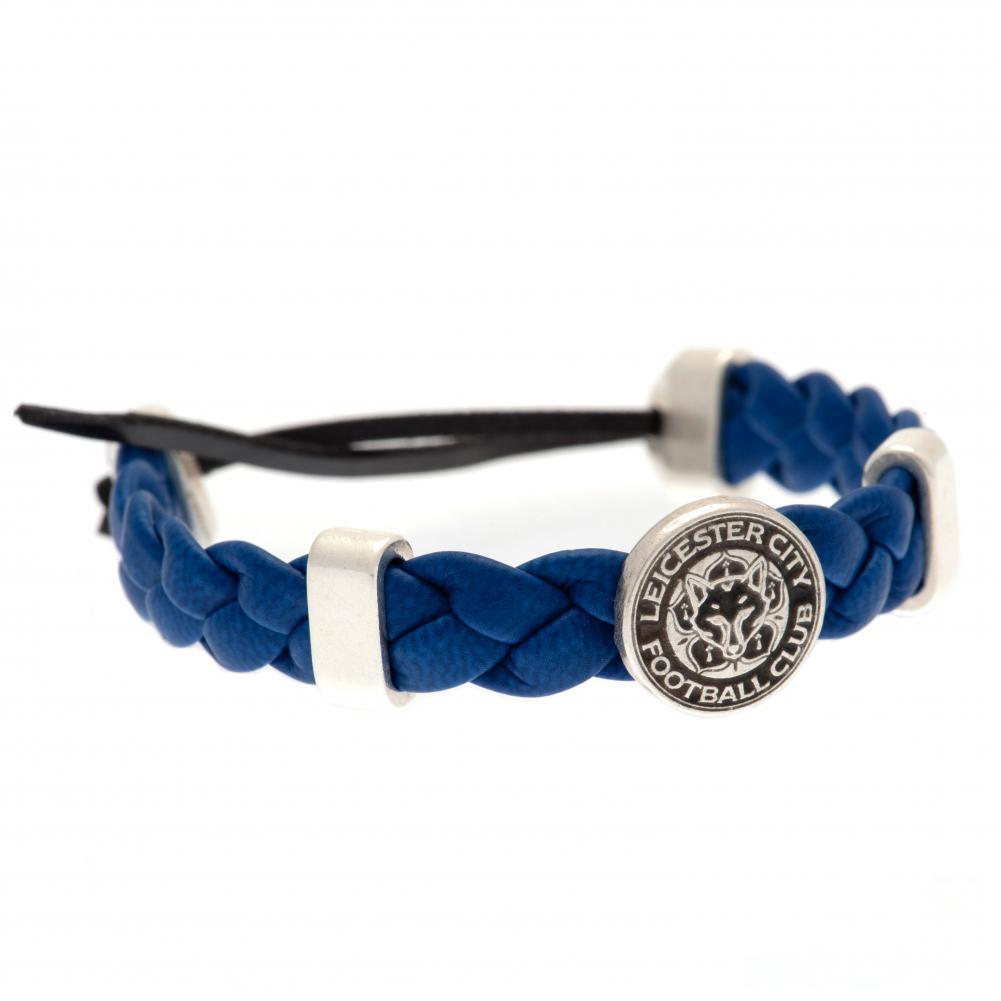 Leicester City FC PU Slider Bracelet  - Official Merchandise Gifts