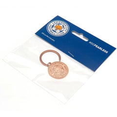 Leicester City FC Rose Gold Plated Keyring  - Official Merchandise Gifts
