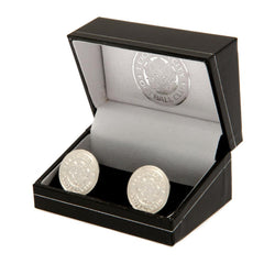 Leicester City FC Silver Plated Formed Cufflinks  - Official Merchandise Gifts