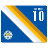 Personalised Leicester City FC Stripe Mouse Mat