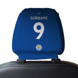 Leicester City Personalised Car Headrest Cover