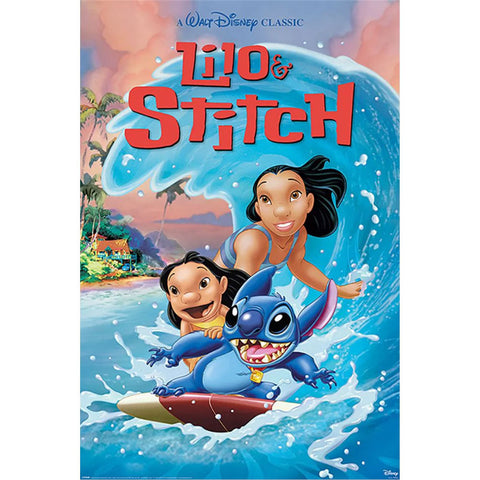 Lilo & Stitch Poster Wave Surf 178