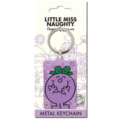 Little Miss Naughty Metal Keyring  - Official Merchandise Gifts