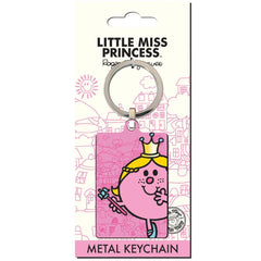 Little Miss Princess Metal Keyring  - Official Merchandise Gifts