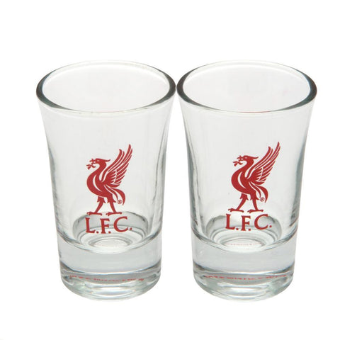 Liverpool FC 2pk Shot Glass Set  - Official Merchandise Gifts