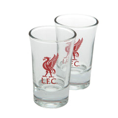 Liverpool FC 2pk Shot Glass Set  - Official Merchandise Gifts