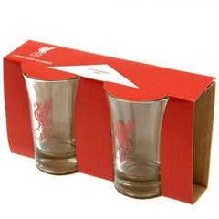 Liverpool FC 2pk Shot Glass Set  - Official Merchandise Gifts