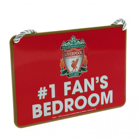 Liverpool FC Bedroom Sign No1 Fan  - Official Merchandise Gifts