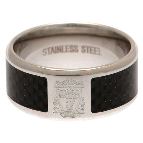 Liverpool FC Carbon Fibre Ring Medium  - Official Merchandise Gifts