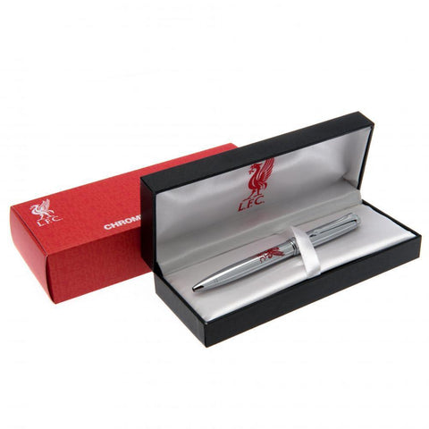 Liverpool FC Chrome Ballpoint Pen  - Official Merchandise Gifts