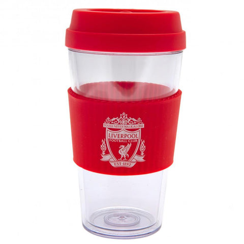 Liverpool FC Clear Grip Travel Mug CR  - Official Merchandise Gifts