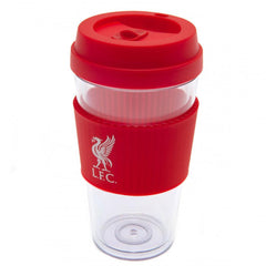 Liverpool FC Clear Grip Travel Mug LB  - Official Merchandise Gifts