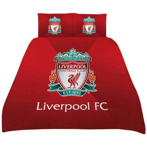 Liverpool FC Double Duvet Set GR  - Official Merchandise Gifts