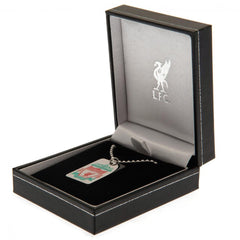 Liverpool FC Enamel Crest Dog Tag & Chain  - Official Merchandise Gifts