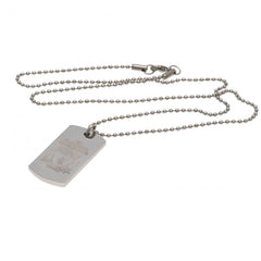 Liverpool FC Engraved Dog Tag & Chain CR  - Official Merchandise Gifts